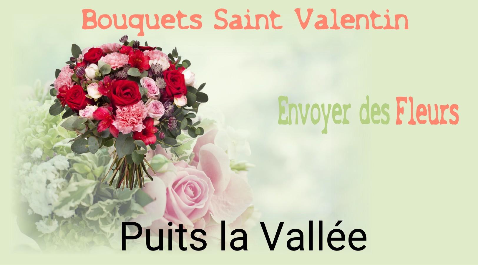 Roses de Saint-Valentin livrées à Puits-la-Vallée